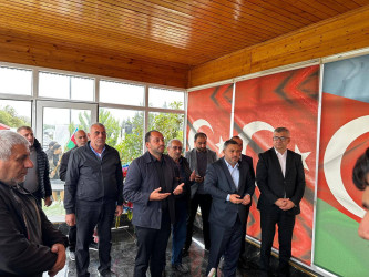 Vətən Müharibəsinin şəhidi Əliyev Şamil Xançoban oğlunun məzarı və ailəsi ziyarət olundu!