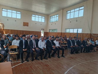Füzuli Rayon İcra Hakimiyətinin başçısı Alı Alıyev Birinci Zobucuq qəsəbəsində səyyar qəbul keçirdi!