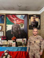 Vətən Müharibəsinin şəhidi Əliyev Şamil Xançoban oğlunun məzarı və ailəsi ziyarət olundu!