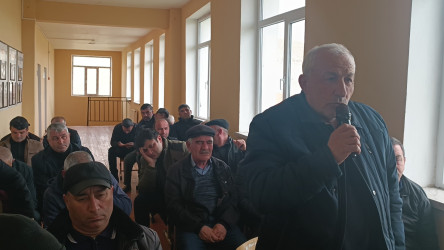 Füzuli RİH başçısı Alı Alıyev İkinci Mahmudlu kəndində qəbul keçirdi!