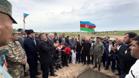 Şəhid Rafiq Cəfərovun nəşi 33 ildən sonra doğma Füzulidə torpağa tapşırıldı!
