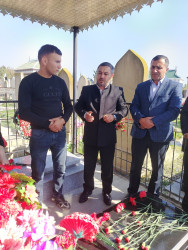Vətən Müharibəsinin şəhidi Cəfərov Elnur Cəmiyyət oğlunun məzarı və ailəsi ziyarət olundu!