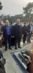 Vətən Müharibəsinin şəhidi Məcidzadə Teymur Tehran  oğlunun məzarı və ailəsi ziyarət olundu!