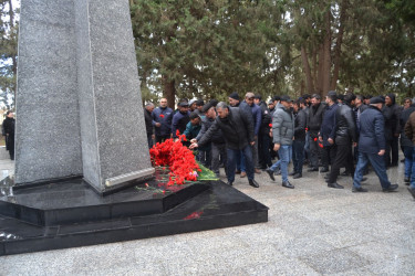 Füzuli rayonunda 20 Yanvar faciəsinin 35-ci ildönümü münasibəti ilə “Şəhidlər” abidə kompleksi ziyarət olundu!