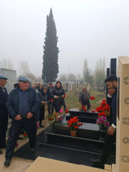Vətən Müharibəsinin şəhidi Gülmalıyev Pərviz Zaur oğlunun məzarı və ailəsi ziyarət olundu!