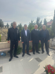 Vətən Müharibəsinin şəhidi Muradov Ziyad Muradxan oğlunun məzarı və ailəsi ziyarət olundu!