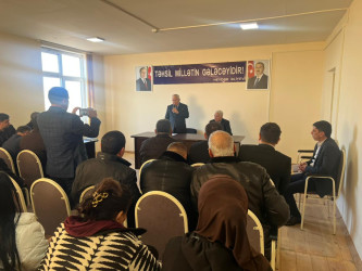 RİH başçısı Alı Alıyev Qazaxlar kəndində səyyar qəbul keçirdi!