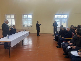 Füzuli RİH başçısı Alı Alıyev Üçüncü Zobucuq qəsəbəsində səyyar qəbul keçirdi!
