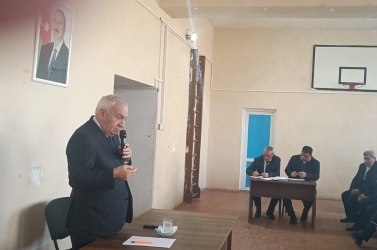 Füzuli RİH başçısı Alı Alıyev Qarabağ kəndində qəbul keçirdi!