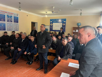 RİH başçısı Alı Alıyev Dördüncü Zobucuq qəsəbəsində səyyar qəbul keçirdi!