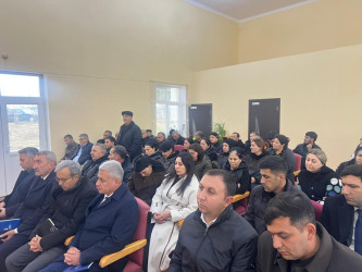 Füzuli RİH başçısı Alı Alıyev Üçüncü Zobucuq qəsəbəsində səyyar qəbul keçirdi!