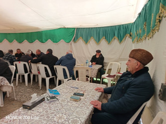 Füzuli RİH başçısı Alı Alıyev  şəhid Barat Əliyevin anasının yas mərasimində iştirak etdi!