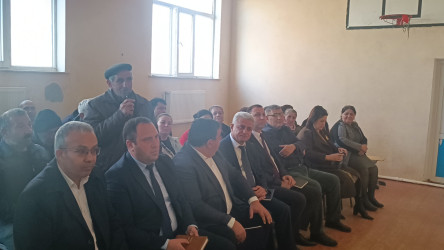 Füzuli RİH başçısı Alı Alıyev Qarabağ kəndində qəbul keçirdi!