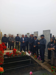 Vətən Müharibəsinin şəhidi Gülmalıyev Pərviz Zaur oğlunun məzarı və ailəsi ziyarət olundu!