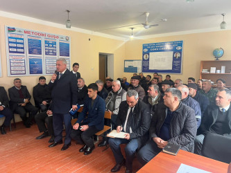 RİH başçısı Alı Alıyev Dördüncü Zobucuq qəsəbəsində səyyar qəbul keçirdi!