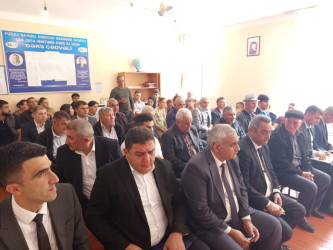 Füzuli Rayon İcra Hakimiyətinin başçısı Alı Alıyev Dördüncü Zobucuq qəsəbəsində səyyar qəbul keçirdi!