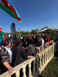 Vətən Müharibəsinin şəhidi Quliyev Elnur Eldar oğlunun məzarı və ailəsi ziyarət olundu!