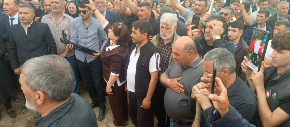 Şəhid Ələddin Həziyevin nəşi 33 ildən sonra doğma Füzulidə dəfn edildi!