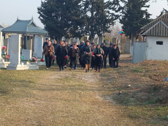 Vətən Müharibəsinin mülki şəhidi Qəhrəmanov Üzeyir Xəlil oğlunun məzarı və ailəsi ziyarət olundu!