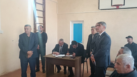 Füzuli RİH başçısı Alı Alıyev Qarabağ kəndində qəbul keçirdi!