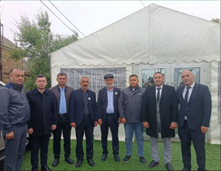 Füzuli Rayon İcra Hakimiyyətinin əməkdaşları Birinci Qarabağ Müharibəsinin şəhidi Ələddin Həziyevin yas mərasimində iştirak etdilər!