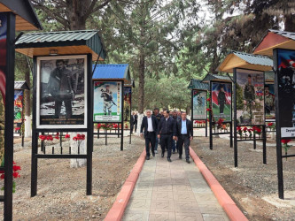 Füzuli Rayon Su Meliorasiya Sistemləri İstismarı İdarəsinin kollektivi  tərəfindən “Qəhrəmanlar Parkı” ziyarət  edildi!