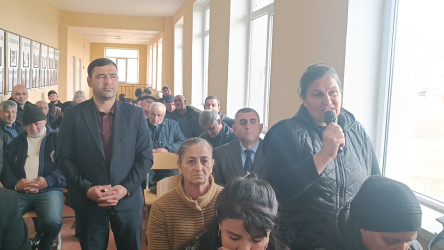 Füzuli RİH başçısı Alı Alıyev İkinci Mahmudlu kəndində qəbul keçirdi!