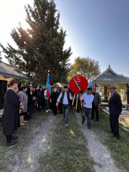 Vətən Müharibəsinin şəhidi Quliyev Elnur Eldar oğlunun məzarı və ailəsi ziyarət olundu!