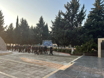 Füzuli RİH başçısı Alı Alıyev və Aparatın kollektivi tərəfindən Horadiz şəhərində yerləşən “Qəhrəmanlar Parkı” ziyarət olundu!