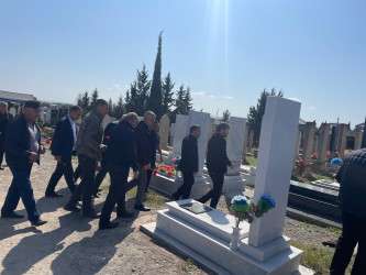 Vətən Müharibəsinin şəhidi Qubatov Tural Firəddin oğlunun anım günündə məzarı və ailəsi ziyarət olundu!