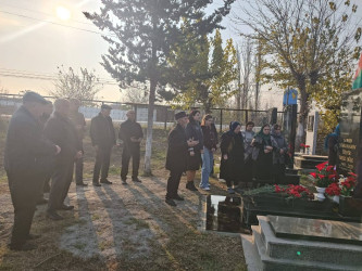 Vətən Müharibəsinin mülki şəhidi Qəhrəmanov Üzeyir Xəlil oğlunun məzarı və ailəsi ziyarət olundu!