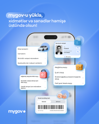 “Mygov” – dövlət xidmətlərindən rəqəmsal və rahat istifadə imkanı!