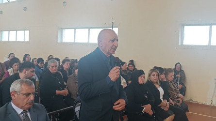 Füzuli RİH başçısı Alı Alıyev İmişli rayonunda müvəqqəti məskunlaşıb yaşayan Füzuli rayonundan olan məcburi köçkünlərlə səyyar qəbul keçirdi!