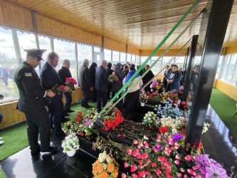 Vətən Müharibəsinin şəhidi Əliyev Nohəl Əlqəmə oğlunun məzarı və ailəsi ziyarət olundu!