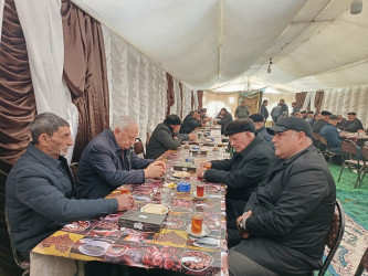 Füzuli RİH başçısı Alı Alıyev şəhid Niyaməddin Orucovun anasının yas mərasimində iştirak etdi!
