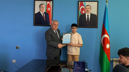 Təhsil və idman sahəsində uğur qazanmış şagirdlərlə görüş keçirildi!