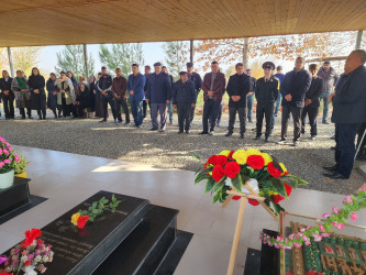Vətən Müharibəsinin şəhidi Vəliyev Qoşqar Nuruş oğlunun məzarı və ailəsi ziyarət edildi!