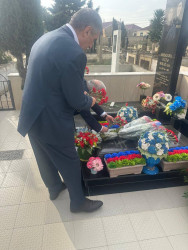Vətən Müharibəsinin şəhidi Muradov Ziyad Muradxan oğlunun məzarı və ailəsi ziyarət olundu!