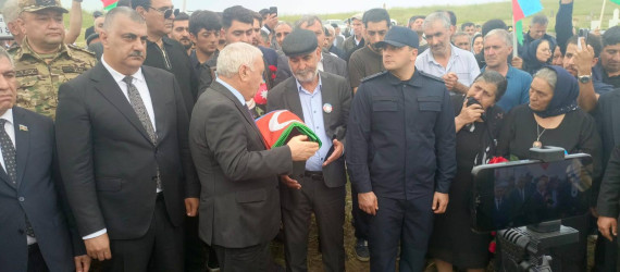Şəhid Ələddin Həziyevin nəşi 33 ildən sonra doğma Füzulidə dəfn edildi!