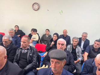 Füzuli RİH başçısı Qaradağ rayonunda səyyar qəbul keçirdi