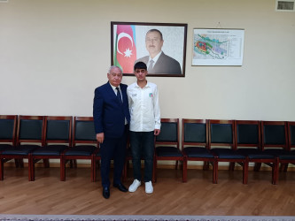 Füzuli rayonunda Ali məktəbə qəbul olan şəhid övladı ilə görüş keçirildi!