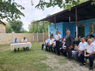Füzuli RİH başçısı Alı Alıyev Murtuzalılar kəndində səyyar qəbul keçirdi!