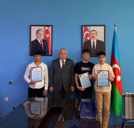 Təhsil və idman sahəsində uğur qazanmış şagirdlərlə görüş keçirildi!