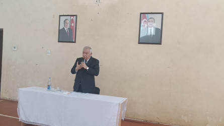 Füzuli RİH başçısı Alı Alıyev İmişli rayonunda müvəqqəti məskunlaşıb yaşayan Füzuli rayonundan olan məcburi köçkünlərlə səyyar qəbul keçirdi!
