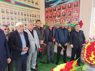 Şəhid Elvin Nadirlinin ailəsi və məzarı ziyarət olunaraq xatirəsi anıldı!
