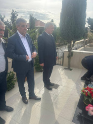 Vətən Müharibəsinin şəhidi Muradov Ziyad Muradxan oğlunun məzarı və ailəsi ziyarət olundu!