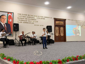 “Şəhərsalma və Memarlıq İli” çərçivəsində 15 İyun-Milli Qurtuluş Gününə həsr edilmiş “Milli Qurtuluşun Memarı-Ulu Öndər Heydər Əliyev ” adlı tədbir keçirildi!