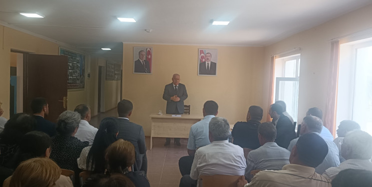 Füzuli Rayon İcra Hakimiyətinin başçısı Alı Alıyev Yuxarı Kürdmahmudlu kəndində səyyar qəbul keçirdi!