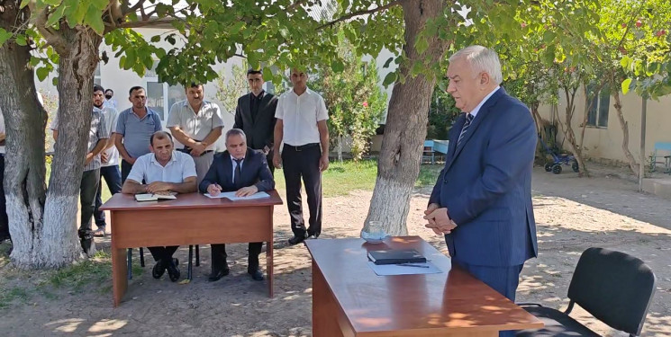 Füzuli Rayon İcra Hakimiyətinin başçısı Alı Alıyev Birinci Mahmudlu kəndində səyyar qəbul keçirdi!