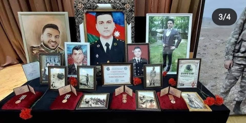 Vətən Müharibəsinin şəhidi Məcidzadə Teymur Tehran  oğlunun məzarı və ailəsi ziyarət olundu!